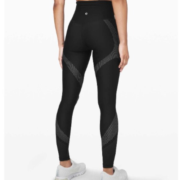 Lululemon Black and White Leggings Size 6 - Picture 4 of 12